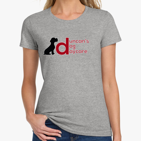 Duncans Doggy Daycare - Ladies Heavy Cotton™ 100% Cotton T Shirt Thumbnail