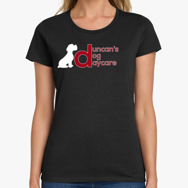Duncans Doggy Daycare - Ladies Heavy Cotton™ 100% Cotton T Shirt Thumbnail