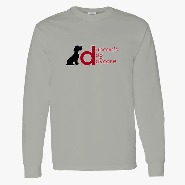 Duncans Doggy Daycare - Heavy Cotton ™ 100% Cotton Long Sleeve T Shirt Thumbnail