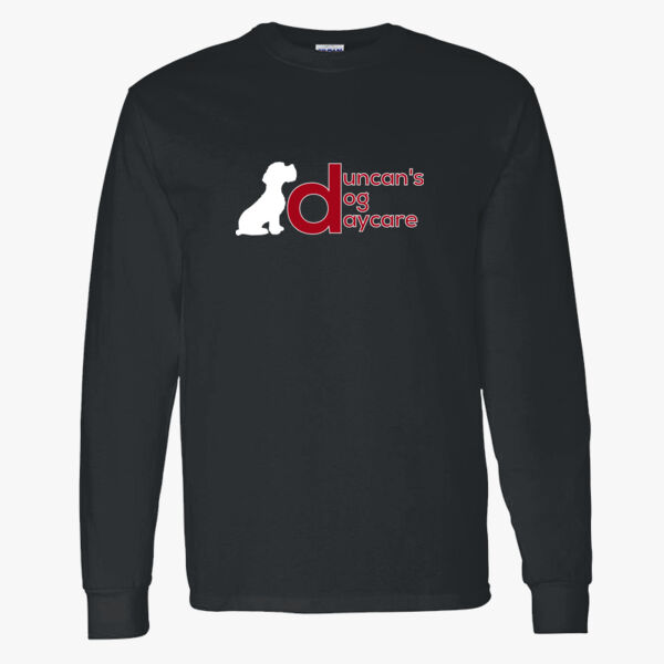 Duncans Doggy Daycare - Heavy Cotton ™ 100% Cotton Long Sleeve T Shirt Thumbnail